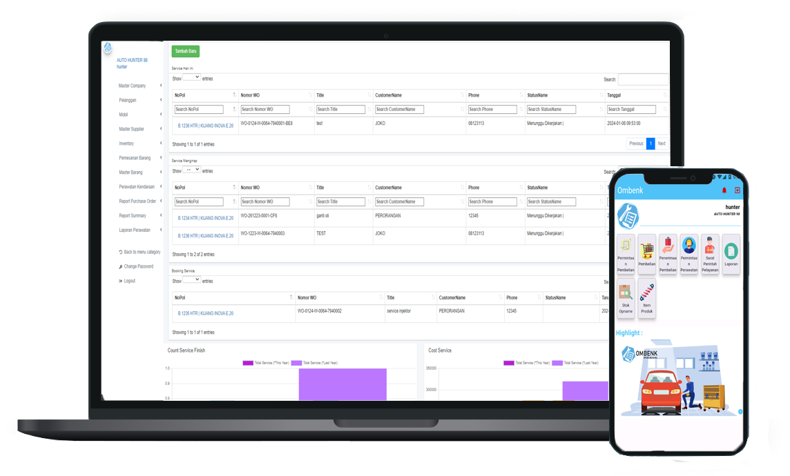 aplikasi perbengkelan